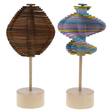 Конфетная Деревянная волшебная палочка офисная декомпрессионная игрушка для мальчиков и девочек игрушка для снятия стресса вращающаяся леденец креативное художественное украшение