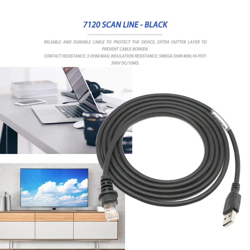 

6ft USB Cable for Honeywell Metrologi BarCode Scanner MS9540 MS9544 MS9535