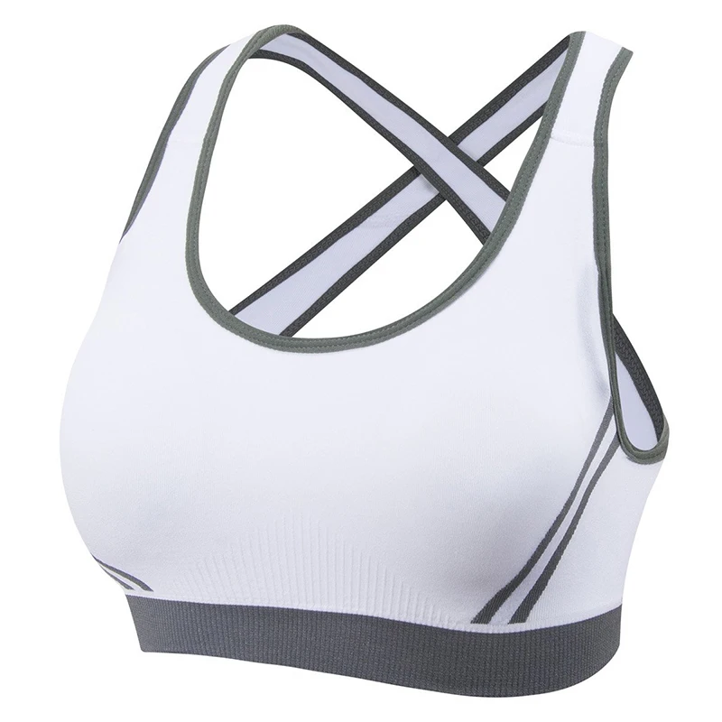 Brassière de sport pour femme avec coussinets de poitrine amovibles