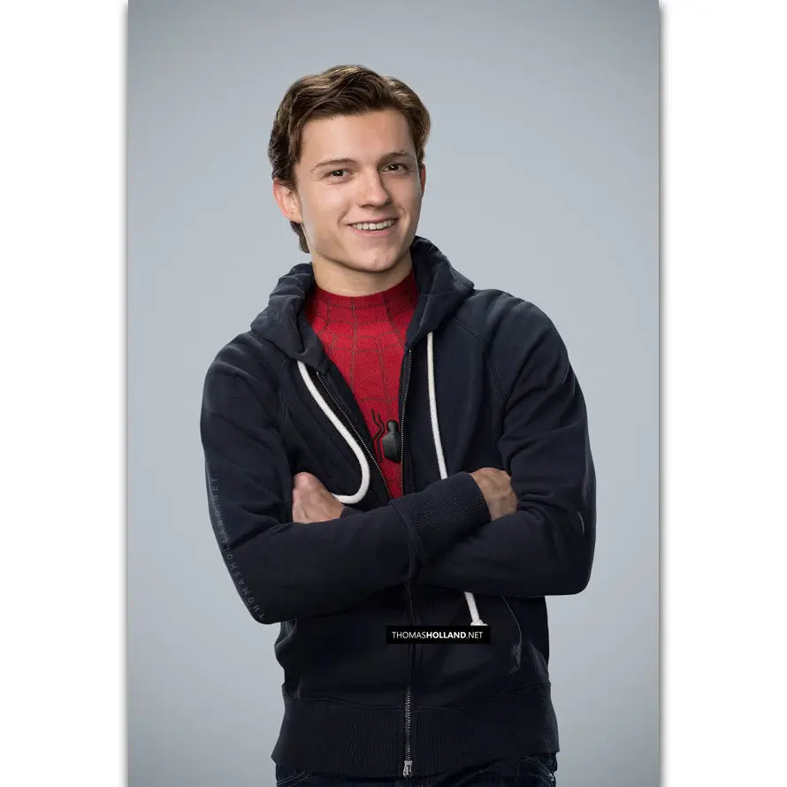 

Art Print Tom Holland Spider Man Marvel Superhero Light Canvas Poster 14x21 20x30 24x36Inch Wall Decoration C-2817