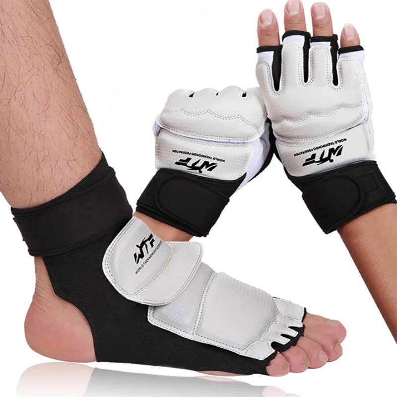 

Shock Absorption Taekwondo WTF ITF Ankle Protector Palm Protect Guard Judo Wesing Martial Arts Gloves Boxing Karate Equipment