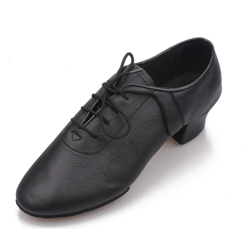 Натуральная кожа современный Обувь для танцев женские спортивные танцы Костюмы для латиноамериканских танцев Обувь мужские черные