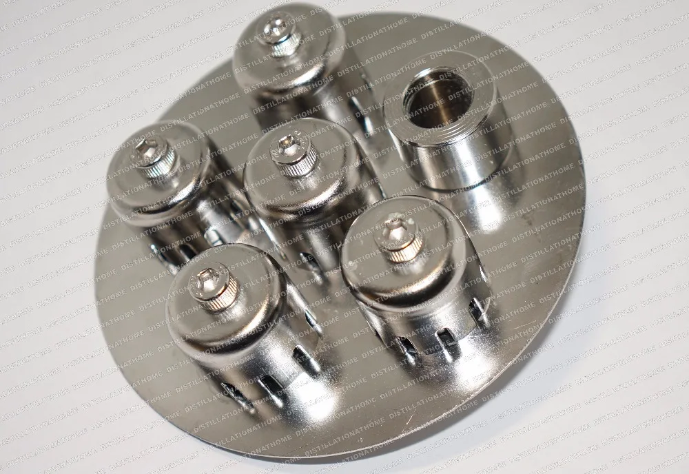 

4" bubbles plate SS 304 sanitary stainless steel