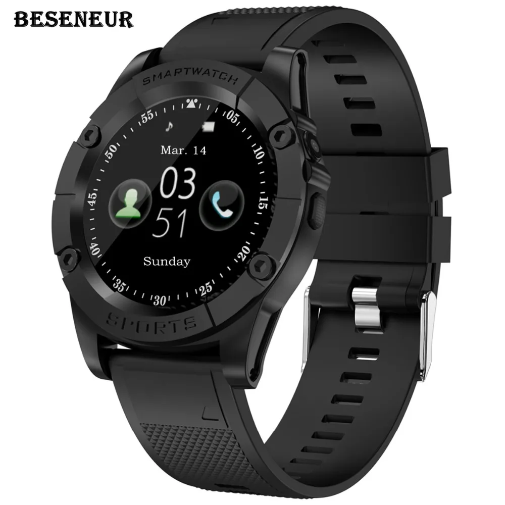 Мужские Смарт часы Beseneur SW98 с поддержкой SIM карты шагомером камерой Bluetooth PK DZ09 Y1 A1