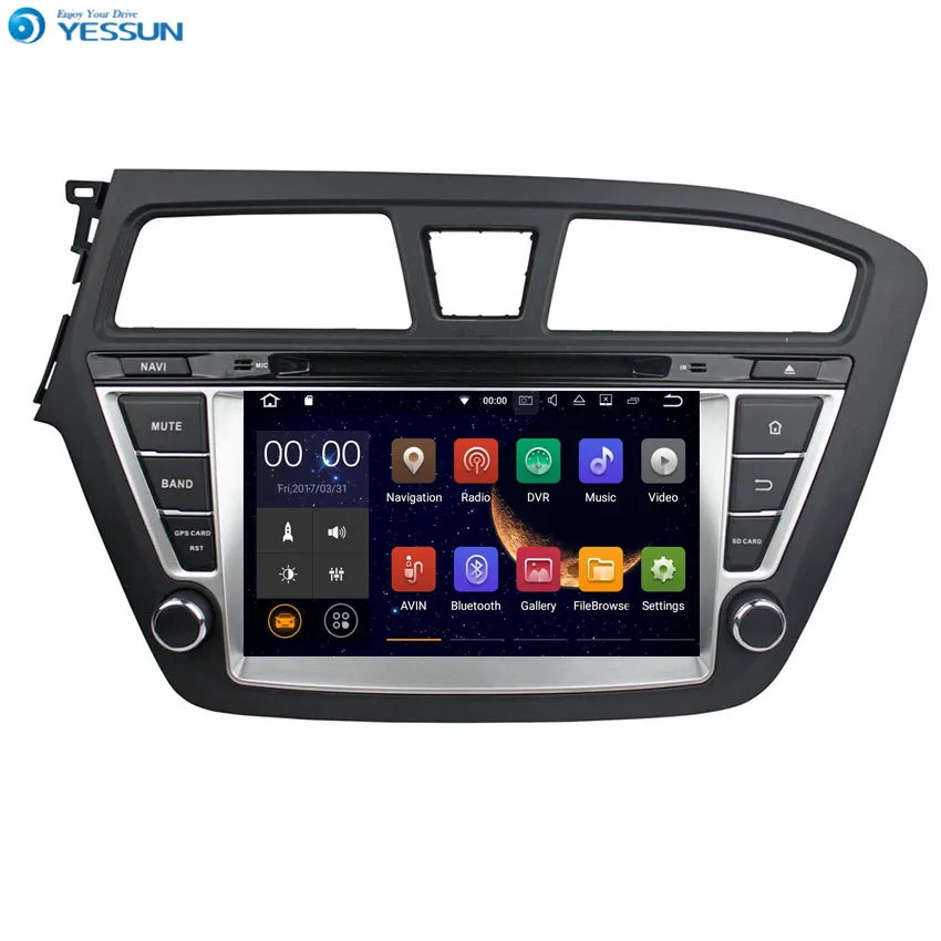 YESSUN Android Radio Car DVD Player For Hyundai I20 20142017 Stereo
