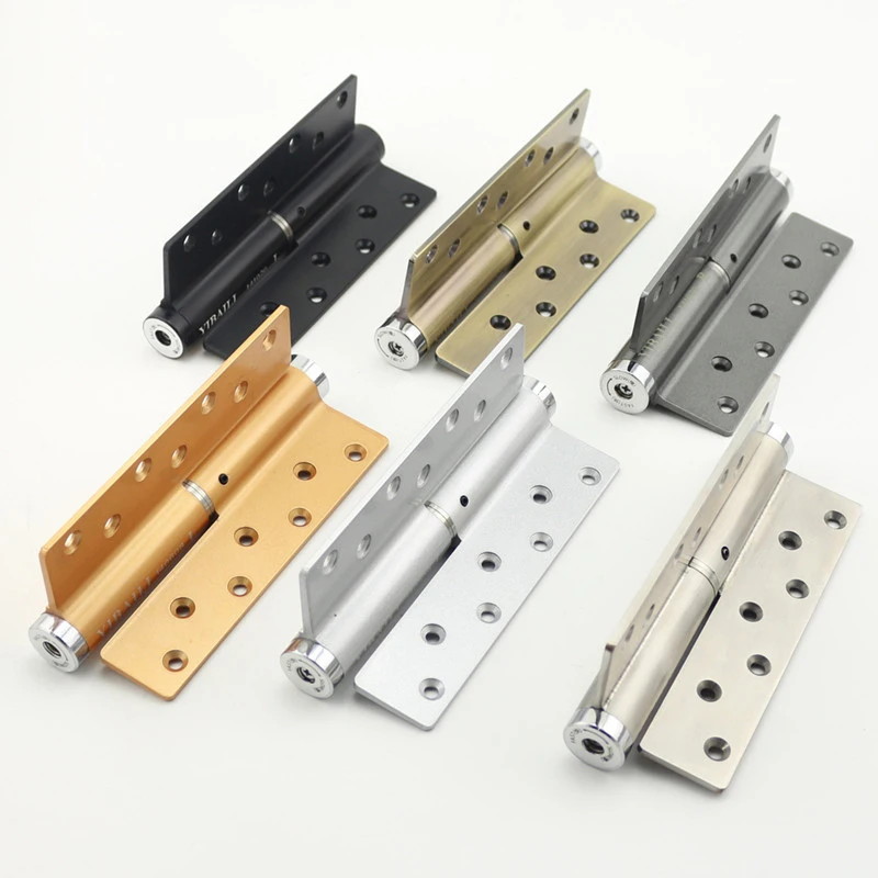 

2PCS Invisible Hydraulic Buffer Door Hinges Damping Self-closing Door Hinges w Door Hinge,Door Closer,Door Stops 3 Functions