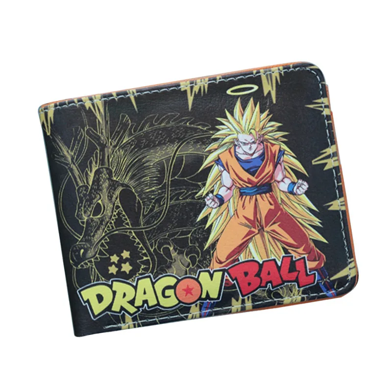 

New arrivel high quality anime cartoon wallets Dragonball Wallet short PU folding wallets credit card wallets
