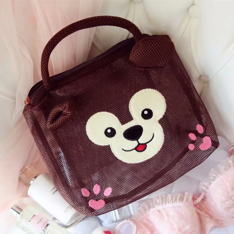 Мультяшная японская прозрачная косметичка Duffy Bear Stellalou Розовая пантера Сейлор