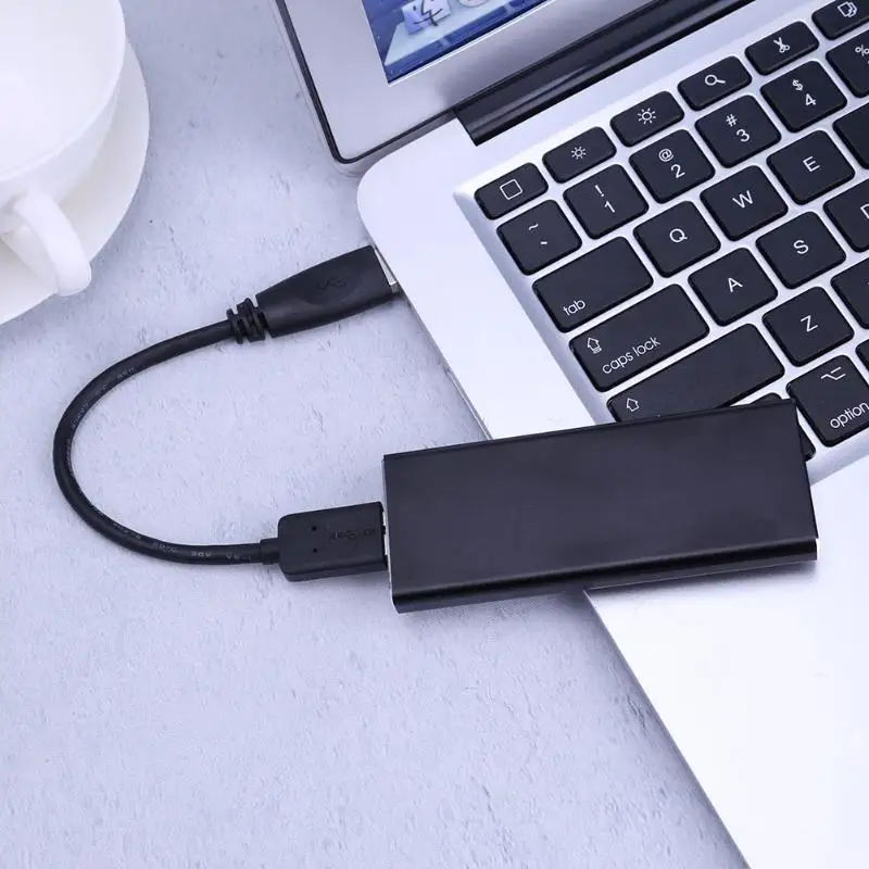 Корпус для жесткого диска USB 3 0 M.2 NGFF на USB3.0 SSD SATA чехол с высокой пяткой Чехол