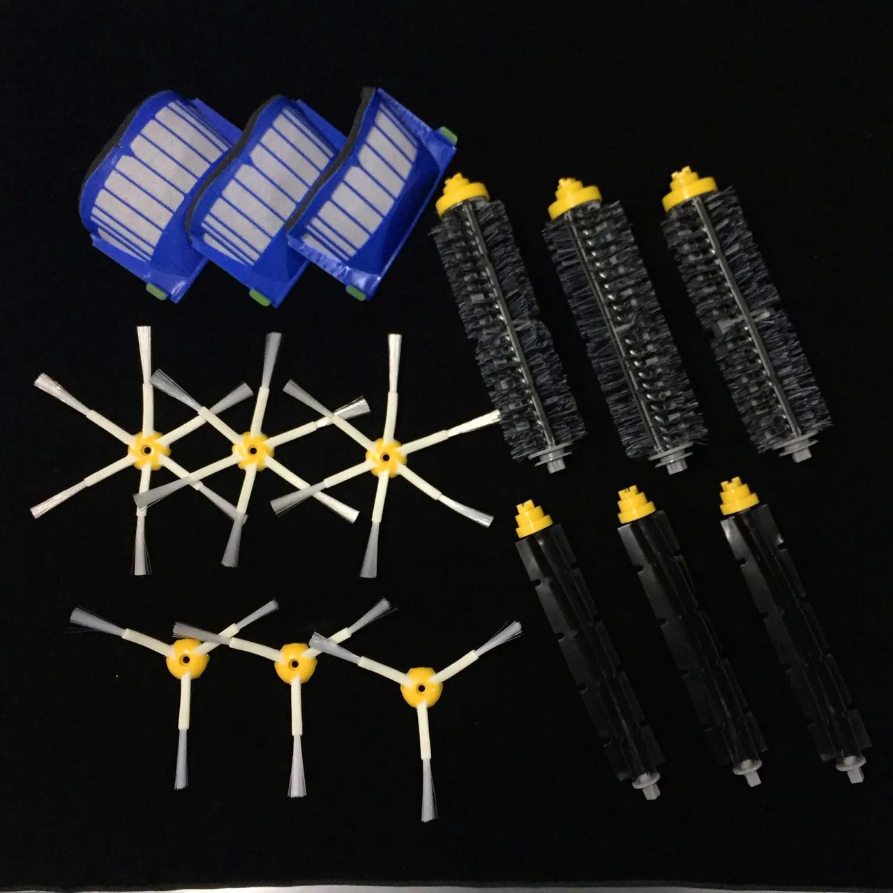 

High Quality Bristle & Flexible Beater & Armed Brush Aero Vac Filters kit for iRobot Roomba 600 Series 620 630 650 660