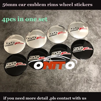 

4pcs/lot For chevrolet lanos orlando captiva lacetti aveo niva 56mm SSR logo Car Wheel hub Stickers Modified Emblem Rims Wheels