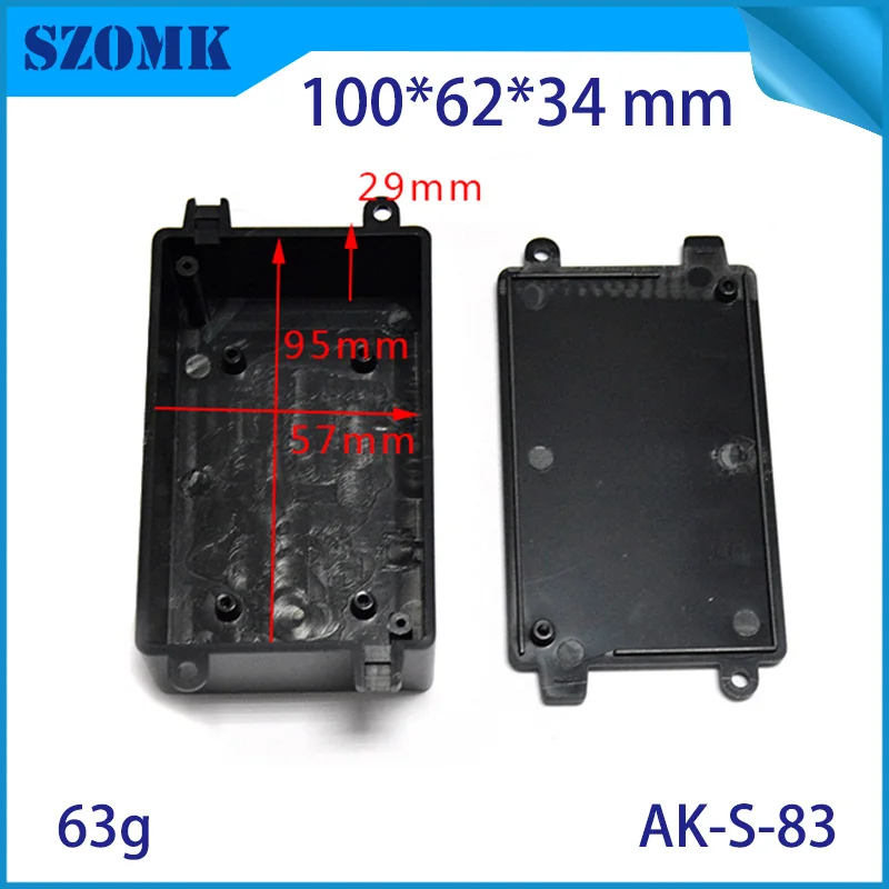 plastic enclosure for electronics control box szomk diy enclosure junction box plastic housing small abs instrument enclosure (3)