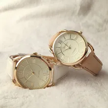 Glorious High quality Style Geneva Watches Girls Alloy Case Women Leather-based Quartz Watches Relogio Feminino Clock Reloje Mujer 2016