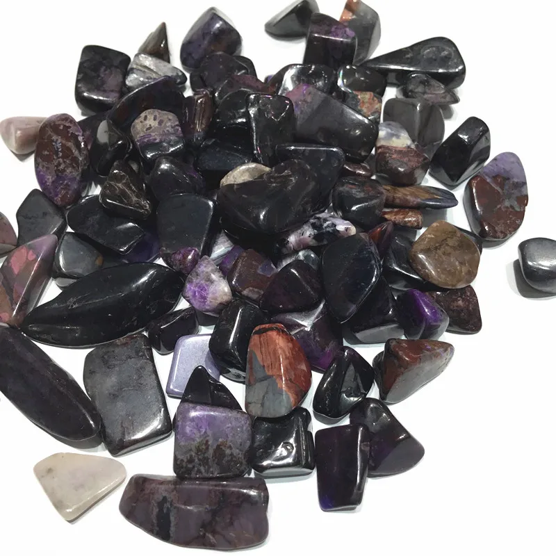 Полированные натуральные камни Sgilite галька кристаллы sugilite для украшения|Камни| |