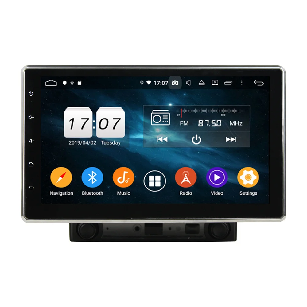 Universal Android 9.0 2 Din Eight Core Car DVD Multimedia player GPS