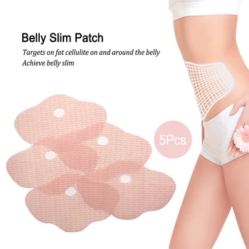 

5Pcs Slimming Patch Belly Patch Abdomen Weight Loss Fat Burning Slim Patch Natural Ingredients Slim Body