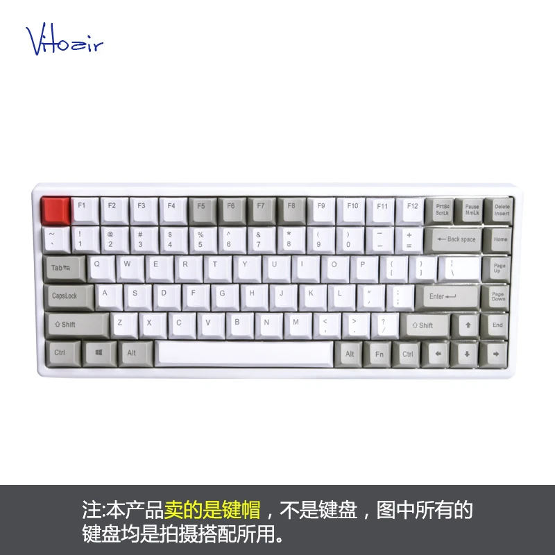 84 клавиши/набор PBT клавишная крышка боковая/верхняя печатная Настройка механическая клавиатура колпачки - Цвет: model 7