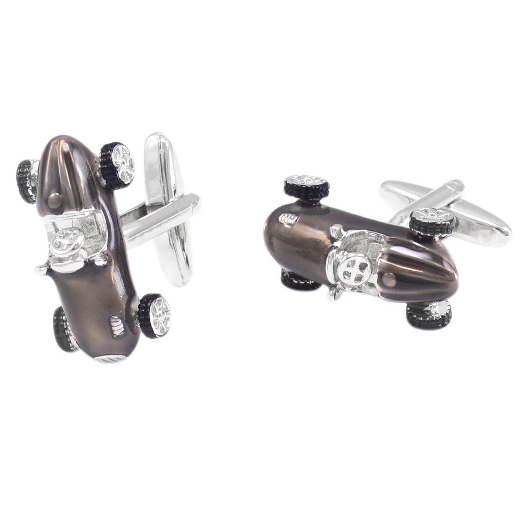 1 Pair Vintage Car Design Cufflinks for Mens Shirt Business Wedding Party Festival Jewelry