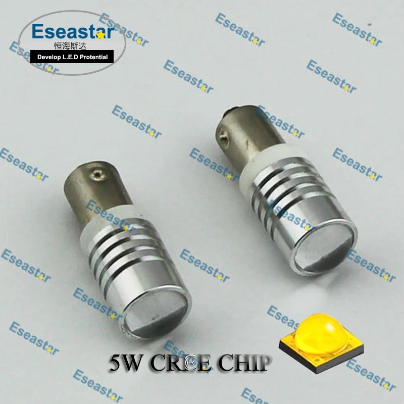 10 шт./лот eseastar хорошее качество 5 Вт LED BA9S белый свет H6W Автомобильные высокая