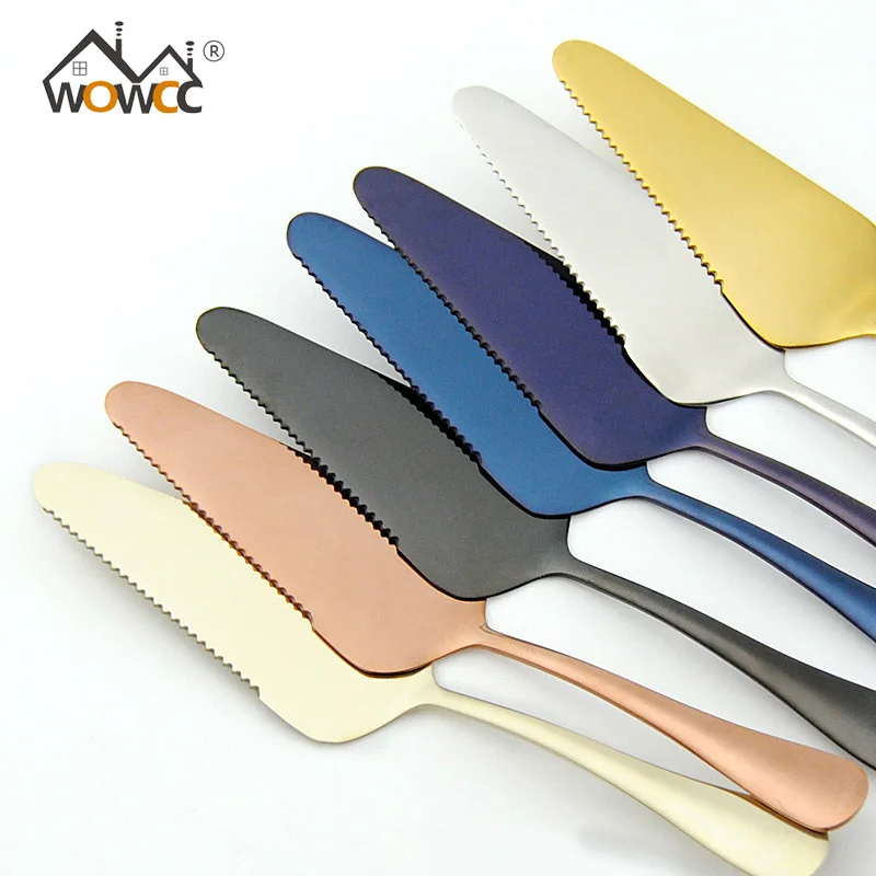 Stainless Steel Cake Pizza Shovel Knife Butter Knife Cheese Dessert Cutlery Bakeware Cake Spatula Tool baking & pastry spatulas