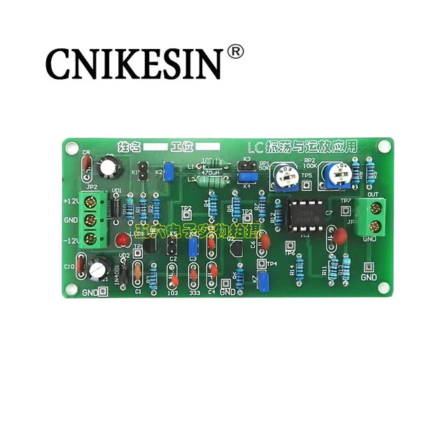 cnikesin rcl and application of lc electronic circuit oscillationcnikesin rcl and application of lc electronic circuit oscillation amplifier training kit assembly electronic practice kit