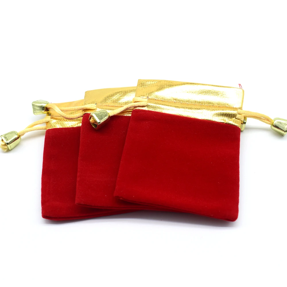 

10 piece Velvet Bags Jewelry Packing Drawstring Pouches Wedding Gift Bags 7x9cm