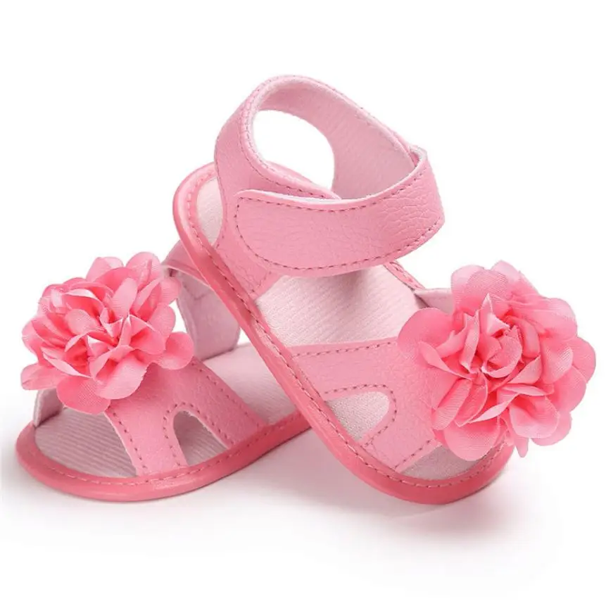 Summer Baby Shoes First Walkers Baby Girl Floral First Walkers Toddler ...