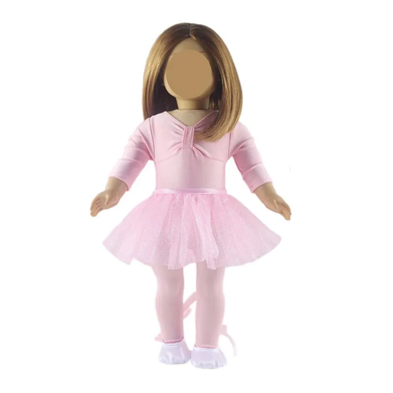 Балетные юбки-пачки, наряд для обуви, кукольная одежда для девочек 18 дюймов или 43 см, Детская кукла nenuco, много стилей на выбор