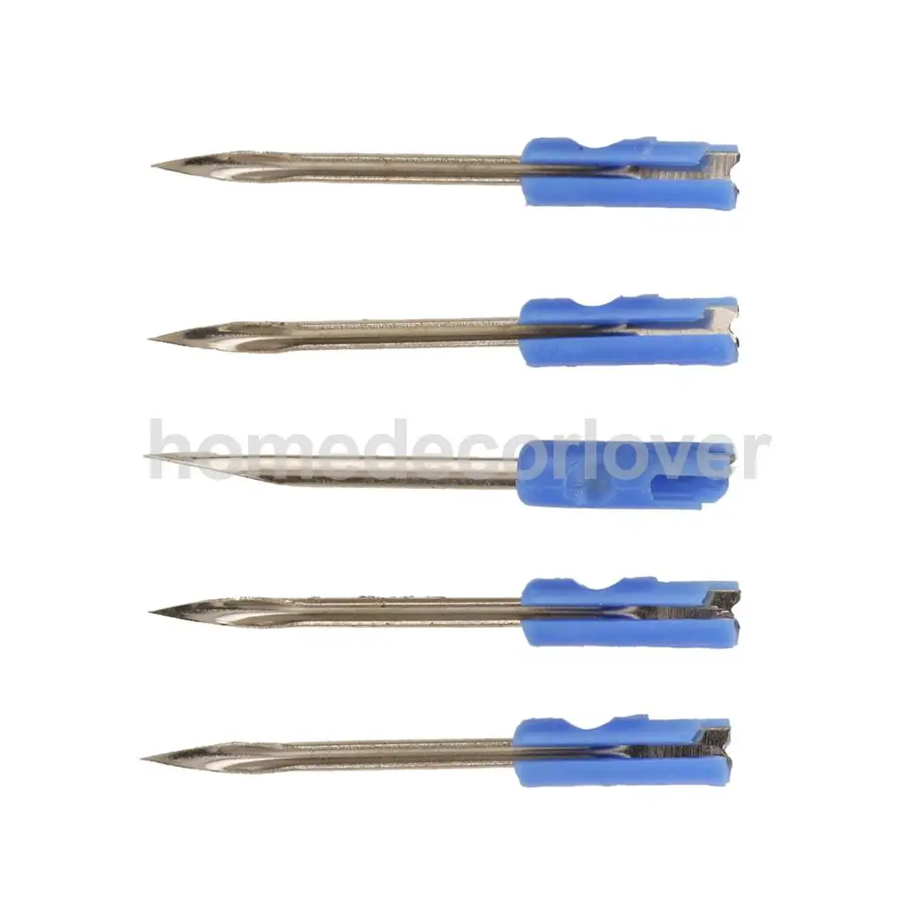 

5x Standard Clothes Garment Price Label Tag Tagging Needles Pins with a Cover Blue