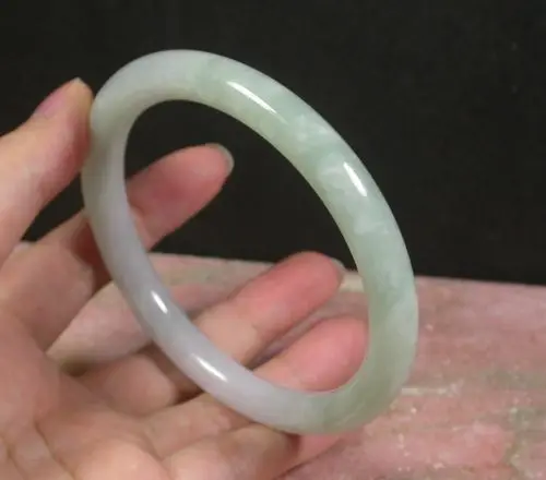 

2382 Certified Green Natural A JADE Jadeite Bangle Bracelet
