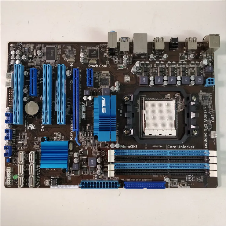 

ASUS M4A87TD/USB3 870 Motherboard AM3 supports USB3.0 SATA3 90%new