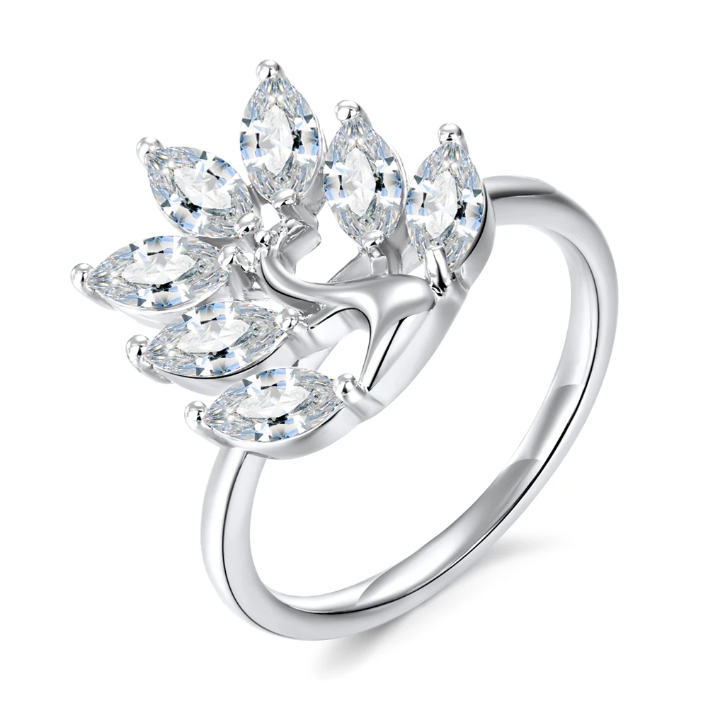 Классические женские кольца Anillos розовое золото цвет свадебное пальто с