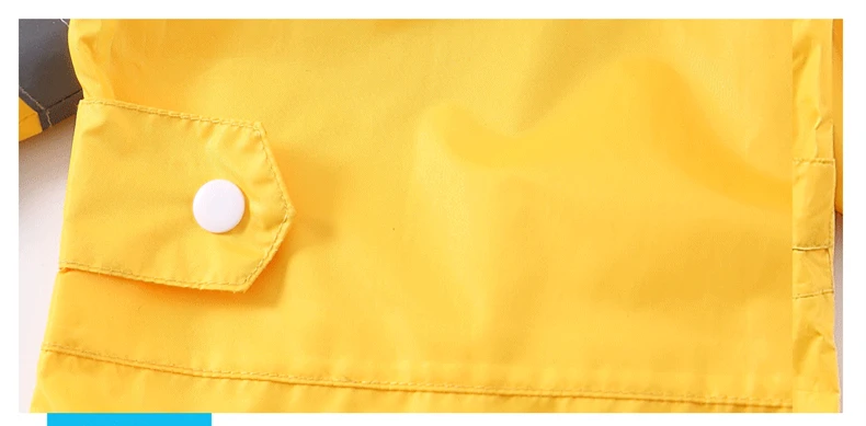 16.85-110CM waterproof raincoat for children kids baby rain coat poncho boys girls rainwear school students rain suit Rain Jumpsuit
