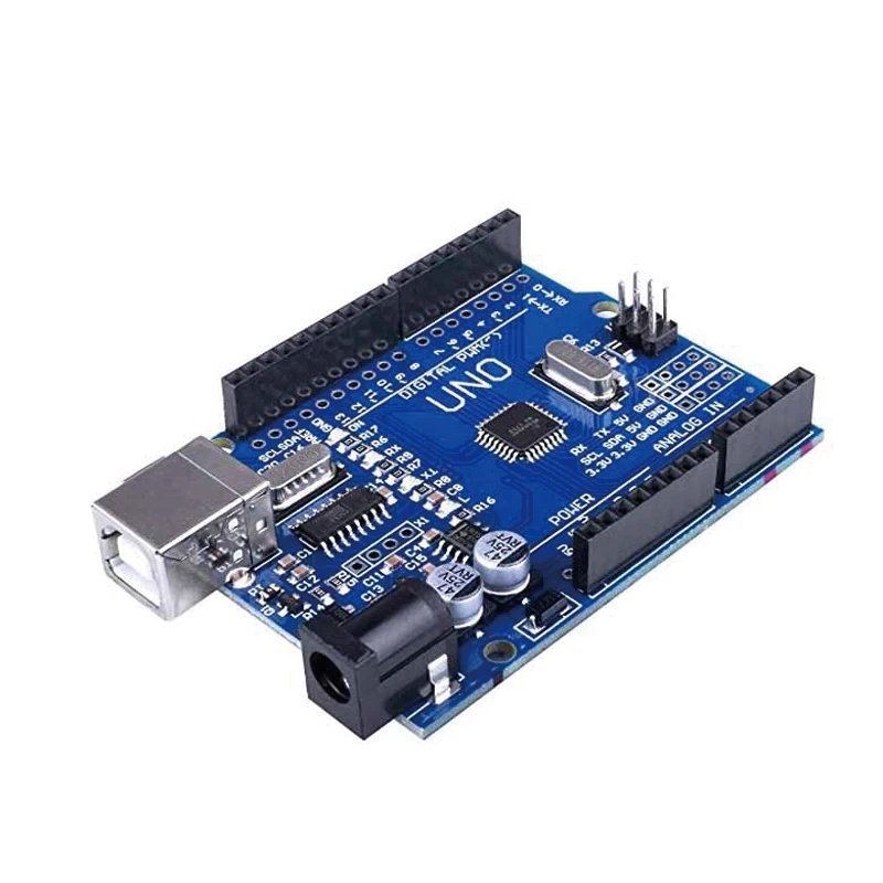 UNO R3 макетная плата ATmega328P CH340 CH340G для Arduino UNO R3 с прямым контактным разъемом