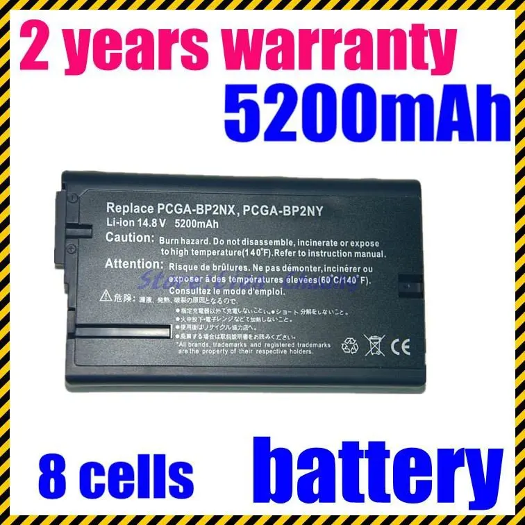 

JIGU 14.8v laptop battery For Sony PCGA-BP2NX PCGA-BP2NY VAIO PCG- GRT99V/P PCG-23P PCG-FR130 PCG-FR215 PCG-FR33 PCG-FR55