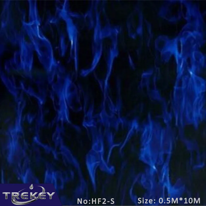 [Ширина 0,5 м] синим пламенем вода трансферная печать фильм гидрографические пленка, Аква-Принт-Filml HF9-S