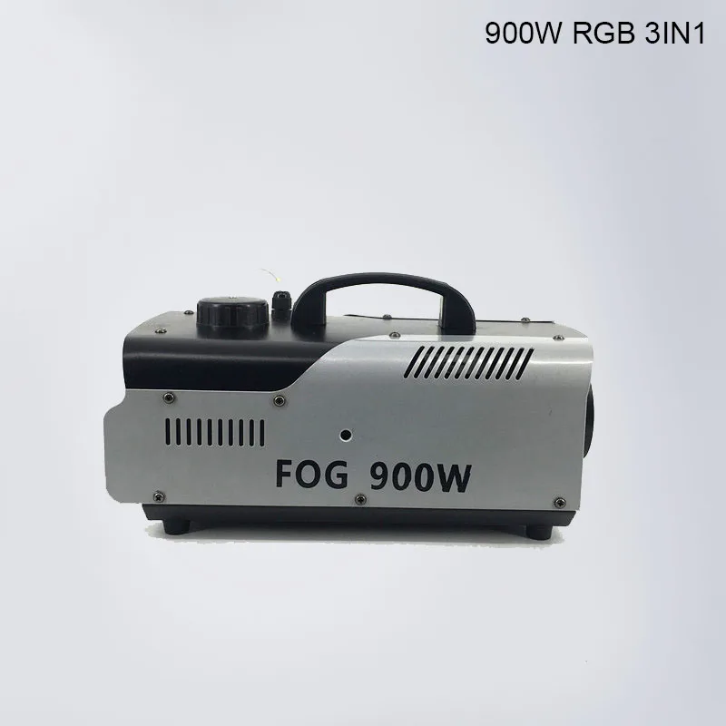 900 Вт светодиодный RGB 3в1 беспроводной пульт дистанционного управления машина насос Dj диско дымовая машина для вечерние, свадебные, рождественские, сценические Fogger - Цвет: 900W RGB 3in1