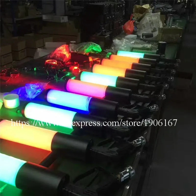 RGB Colorful Handheld Led Co2 Gun Cryo LED Co2 Jet Machine Pistol Special Effects CO2 Cannon Guns With Gas Hose02