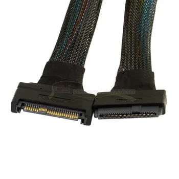 

U.2 U2 SFF-8639 NVME PCIe SSD Cable Male to Female Extension 50cm 68pin