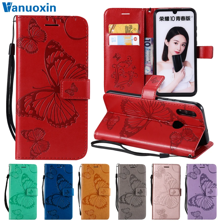 

Huawei P Smart 2019 Case Leather Flip Wallet Cover Phone Bag for Coque Huawei P Smart 2019 Psmart 2019 POT-LX1 POT-LX3 6.21 inch