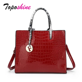 

Toposhine Stone Pattern Stitching Ladies Handbag New Fashion High Quality Casual Wild Shoulder Messenger Bag
