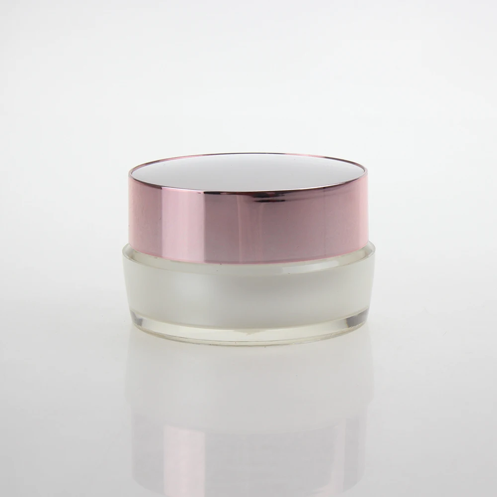 Роскошный Полный Размер 15g баночка для косметического крема Пластик Jar крема для век, пустой 0,5 унц. круглый Форма Акрил Крем Jar Оптовая