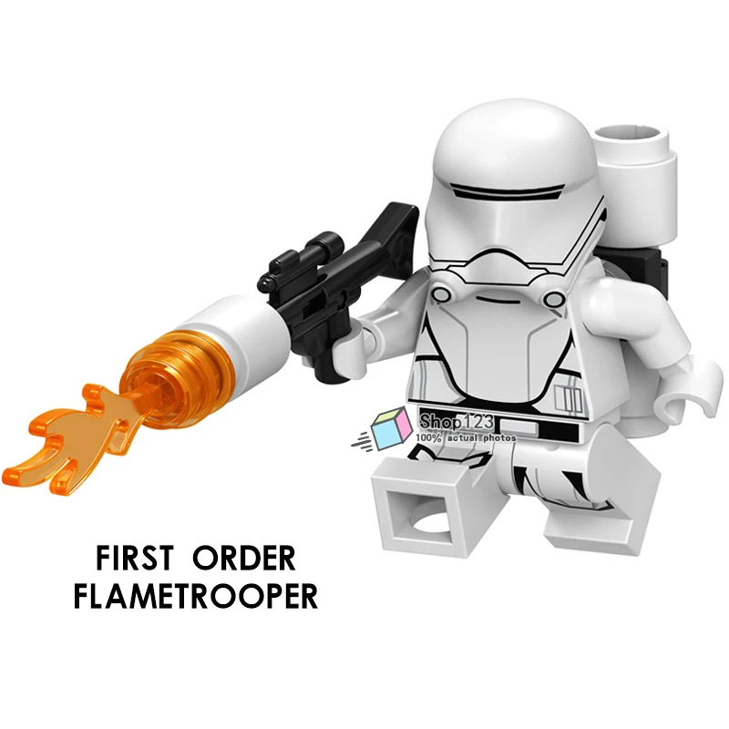 

Single First Order Flametrooper Rebel Pilot Rebel TroopersEducational Toys For Children C043