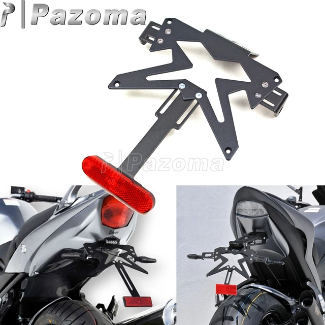 Plaque de planificateur de queue de moto, support de plaque d' immatriculation, réflecteur d'éliminateur de garde-boue pour Kawasaki Z750,  Z800, Z900, 1000, ER6N, ER6F - AliExpress