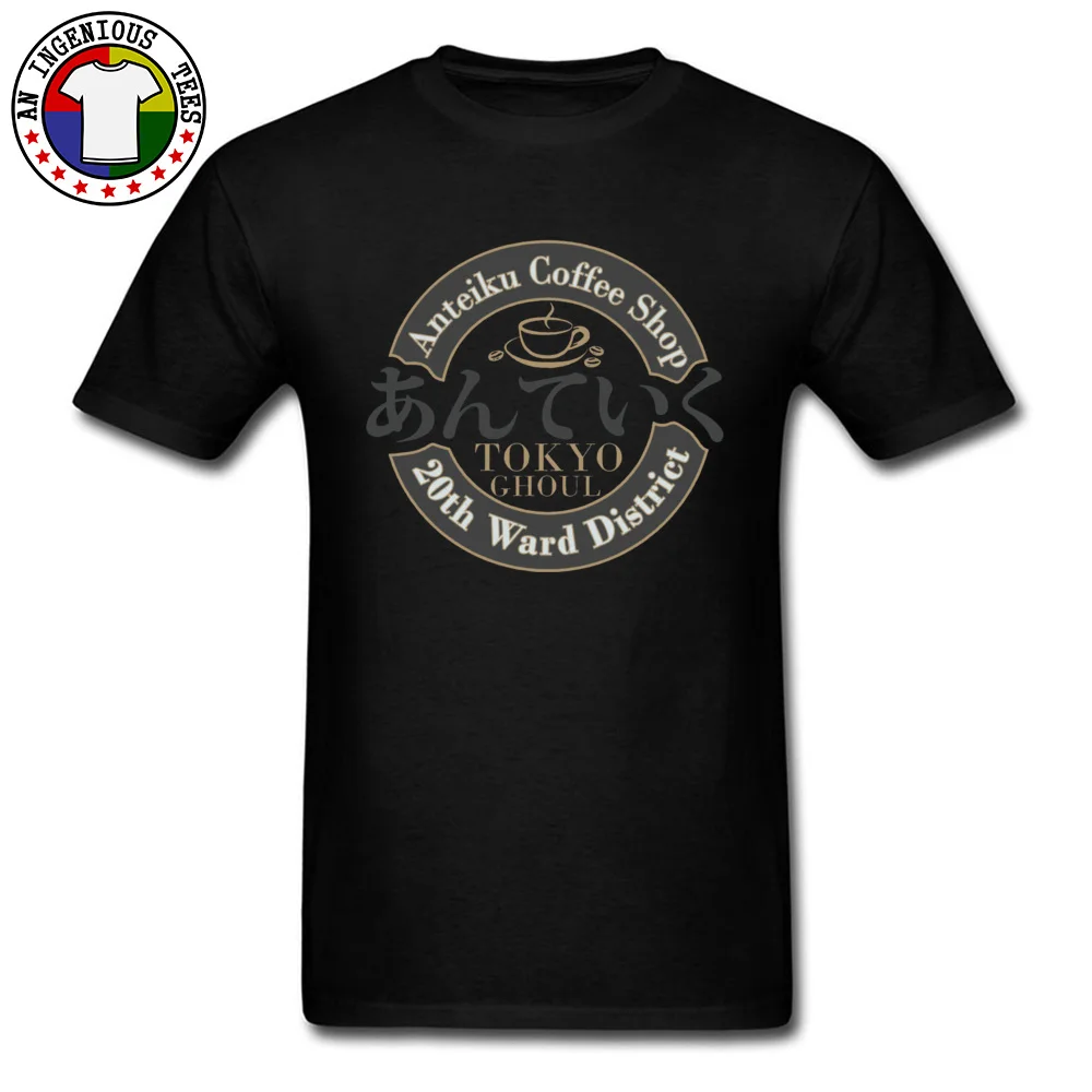 TOKYO GHOUL 7212 Party T Shirt Short Sleeve for Men Cotton Fabric Summer Fall Crew Neck T Shirts Casual Tee-Shirts Cute TOKYO GHOUL 7212 black