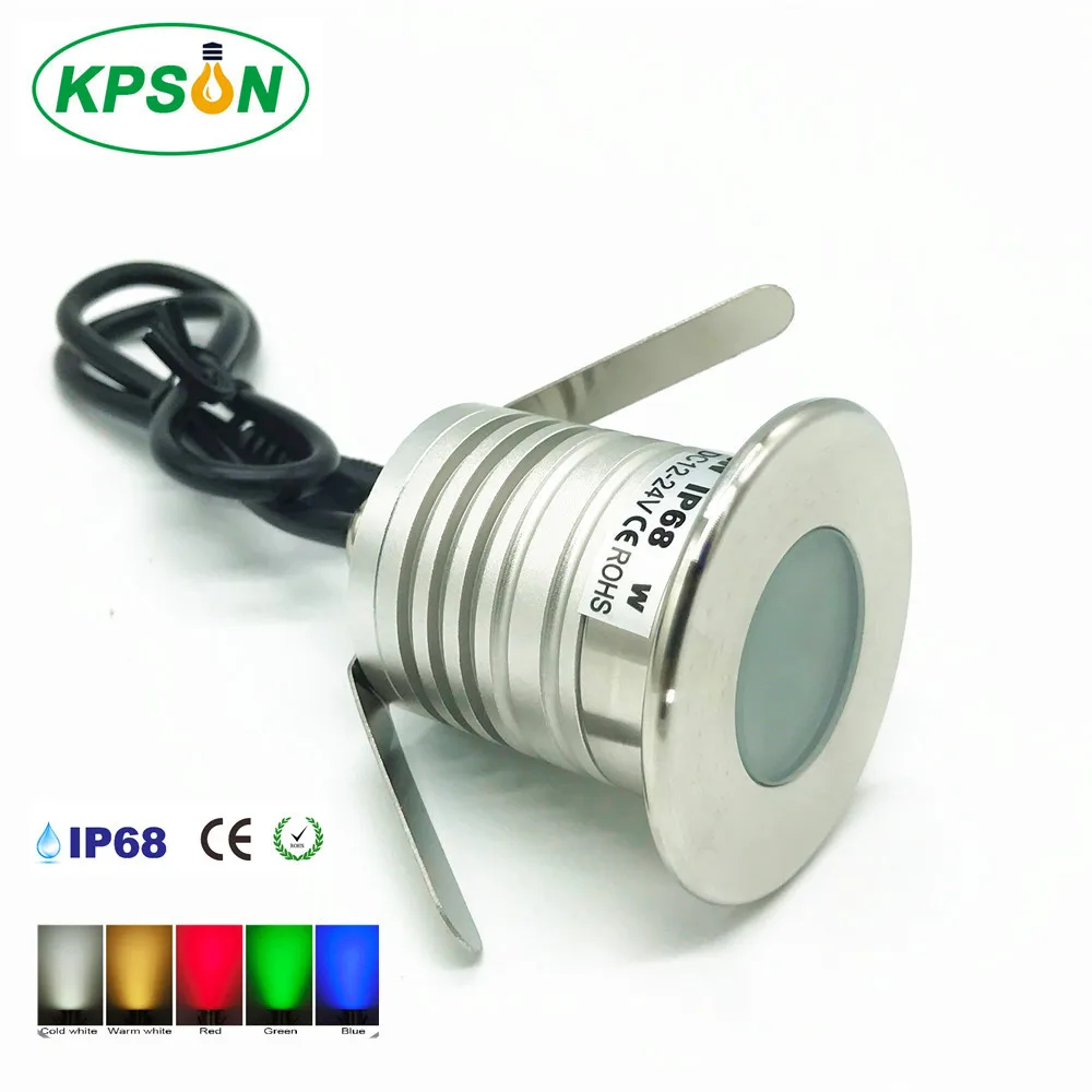 3W CREE LED Light IP68 Underwater Lamp, Swimming Pool Light. Underwater Lamp, LED Light for fountain Pond, DC12V DC24V LED Lighting