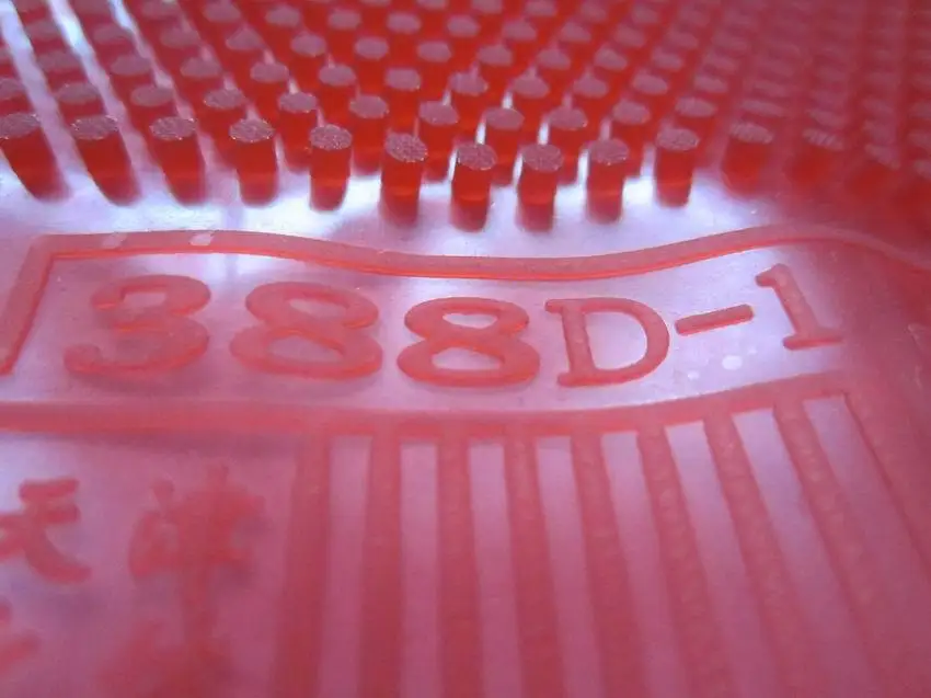 داوي الجزيئات الكبيرة 388D-1 تنس الطاولة المطاط بدون الإسفنج الأصلي طويل البثور الجدول مضارب تنس المضرب