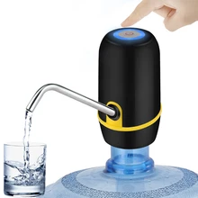 Портативный Электрический дозатор питьевой воды USB Перезаряжаемый автоматический насос для бутыля с водой для дома/офиса/кемпинга на открытом воздухе
