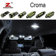 11 шт. без ошибок авто светодиодный лампы для 2005-2011 Fiat Croma 194 внутренняя Светодиодная лампа-Купол Карта ствол свет комплект