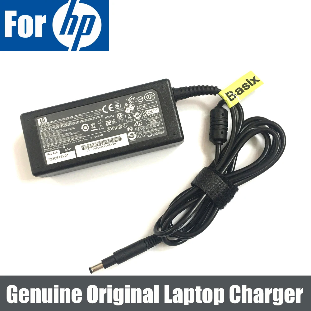 Подлинное 19 5 V 3.33A 65W AC адаптер питания зарядное устройство для HP ENVY Sleekbook 6-1111nr 6-1129wm
